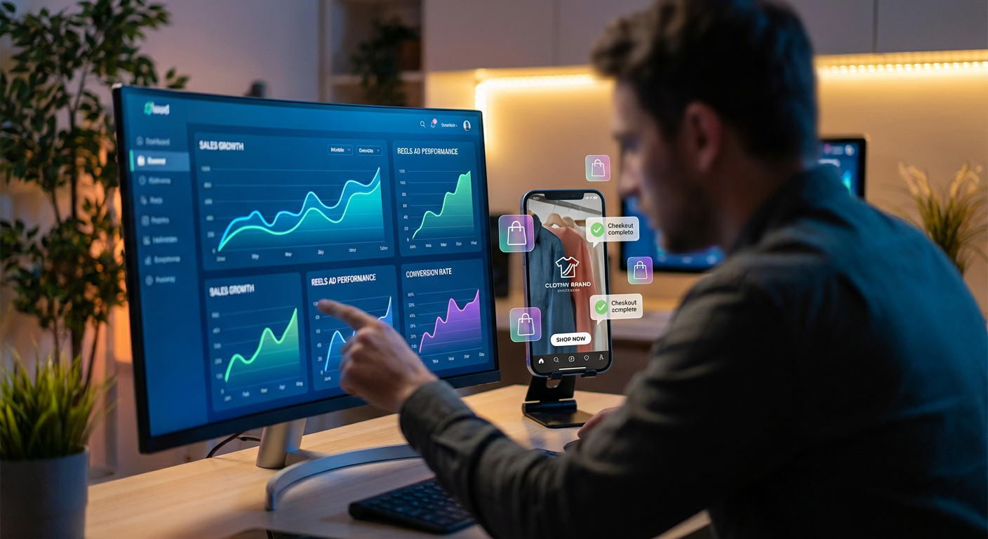 استراتيجيات مضاعفة مبيعات المتاجر الإلكترونية باستخدام إعلانات الريلز مع كودادسي.