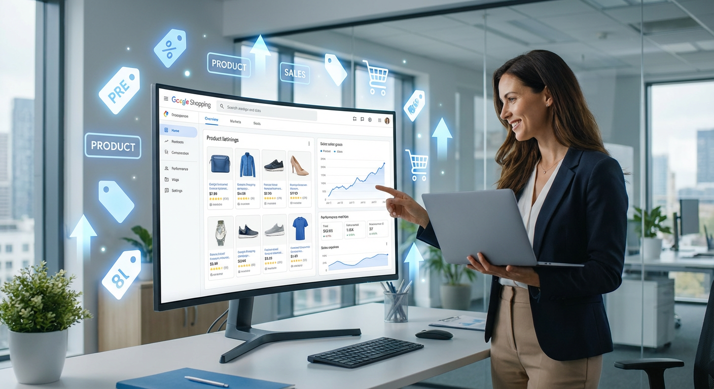 استراتيجية مضاعفة المبيعات عبر Google Shopping - شركة كودادسي