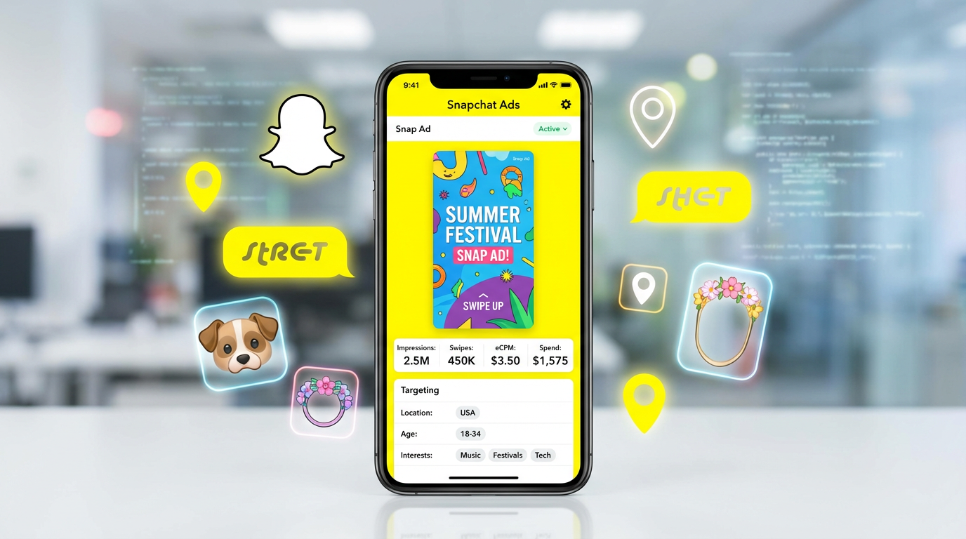 إعلانات سناب شات لتحقيق زيادة التفاعل والمبيعات